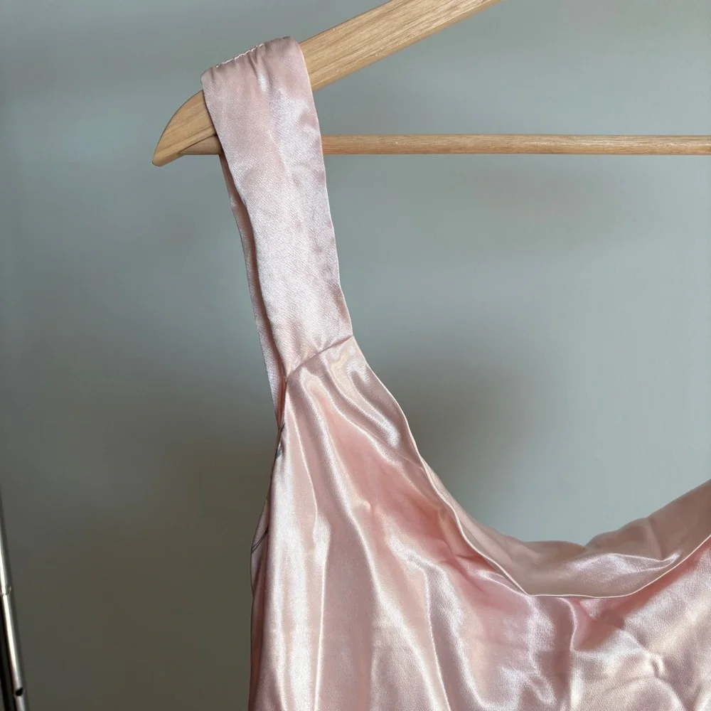 NWT Baby Pink For Love And Lemons “Sawyer” Midi Dress Sz 4 - Picture 4 of 14